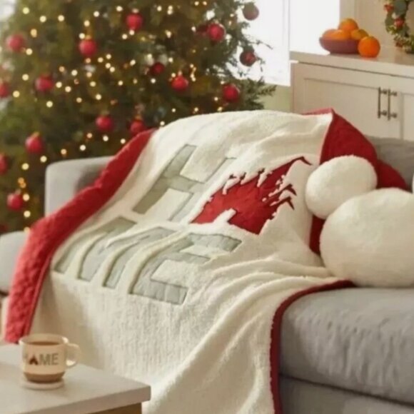 Disney Parks Collectible Limited Edition Disney Castle Reversible Throw NWT - Picture 2 of 7